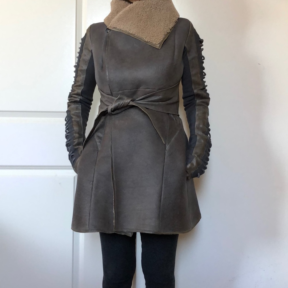 ❌SOLD❌ RICK OWENS Fur lining Coat - Picture 2 of 16